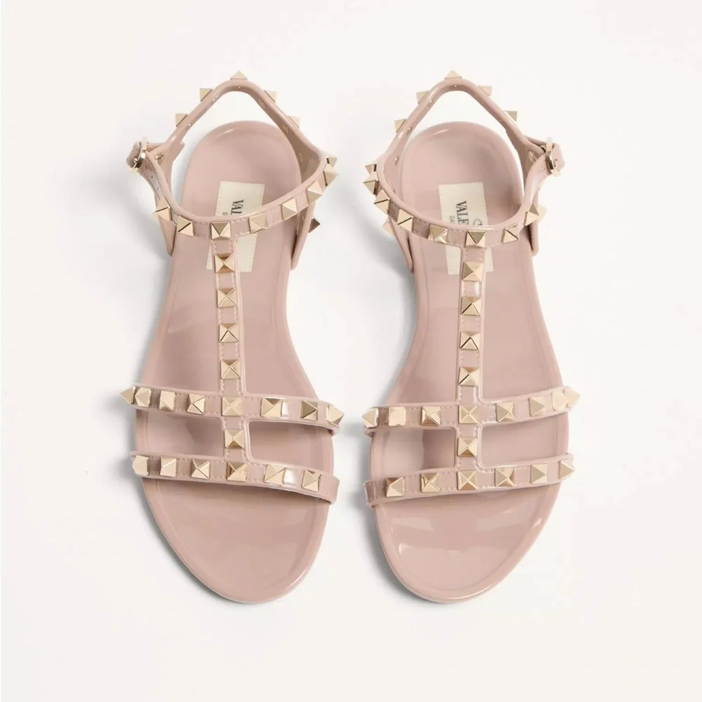 Valentino Blush Studded Sandal - Picture 5 of 8
